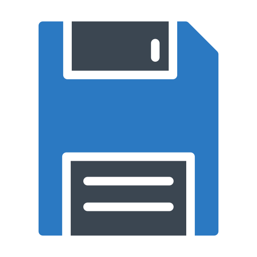 floppy disk Generic Blue icoon