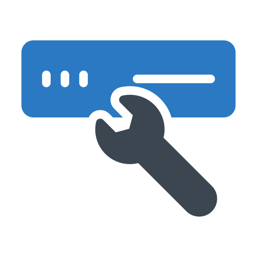 웹 호스팅 Generic Blue icon