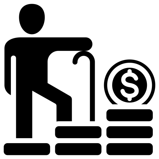 emerytura Generic Glyph ikona