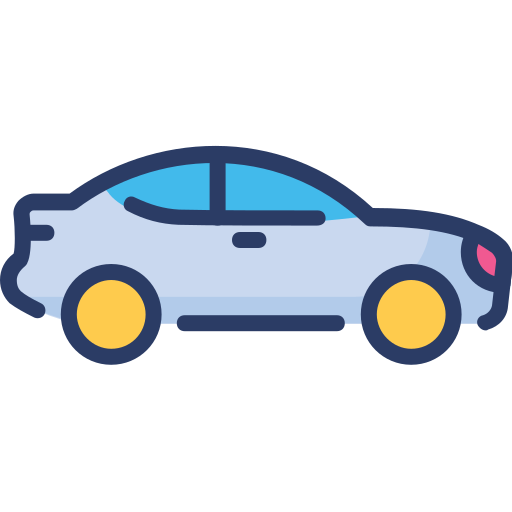 coche Generic Outline Color icono