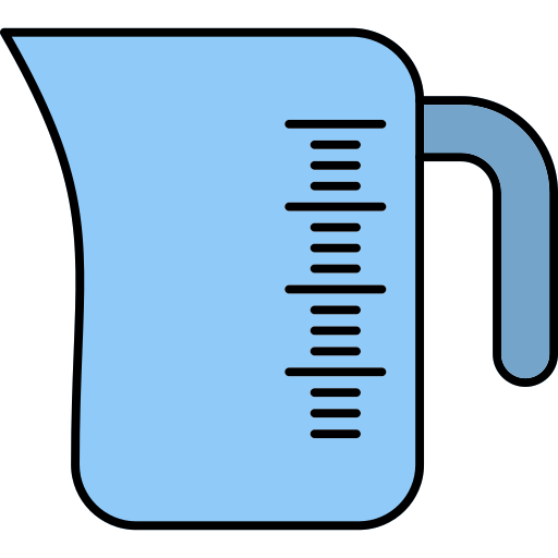 Measuring jug Generic Thin Outline Color icon