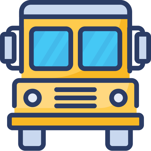 autobus szkolny Generic Outline Color ikona