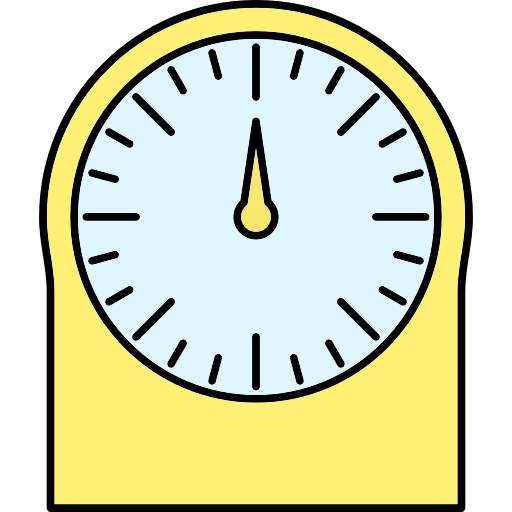 Kitchen timer Generic Thin Outline Color icon