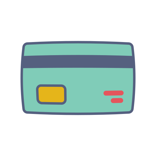 carta di credito Generic Outline Color icona