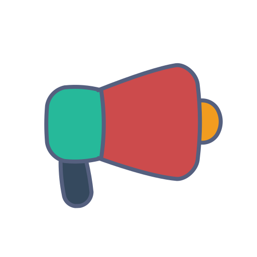megafon Generic Outline Color ikona
