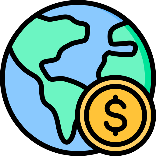 gospodarka światowa Generic Outline Color ikona