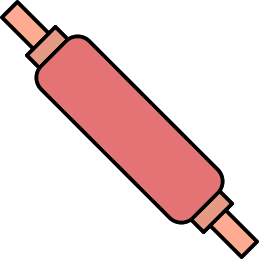 Rolling pin Generic Thin Outline Color icon