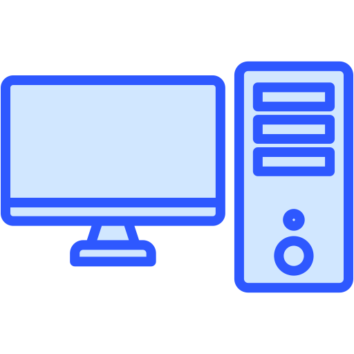 persönlicher computer Generic Blue icon