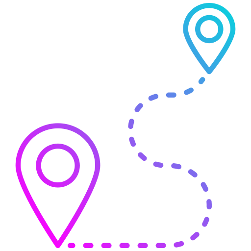 distance Generic Gradient Icône