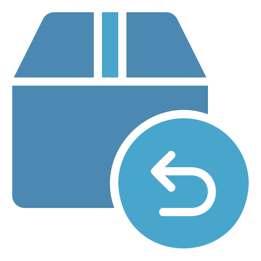 Return box Generic Blue icon