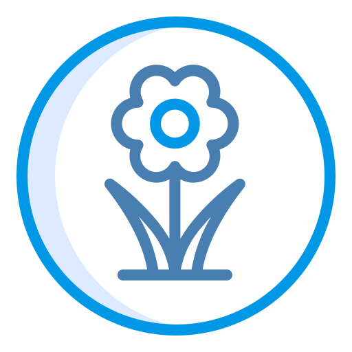 flor Generic Blue icono