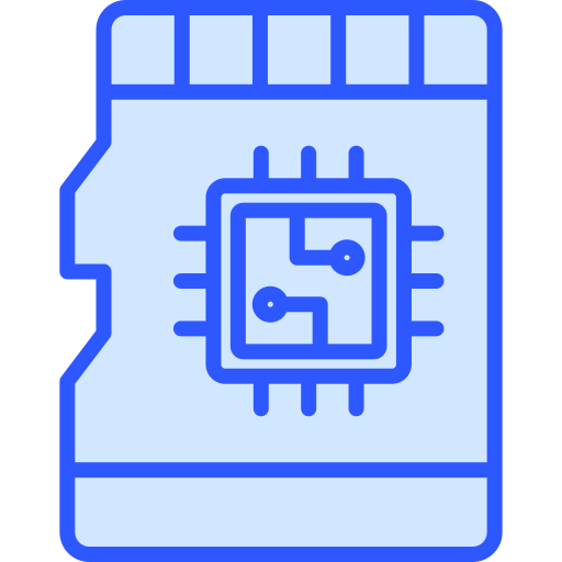 sd 카드 Generic Blue icon