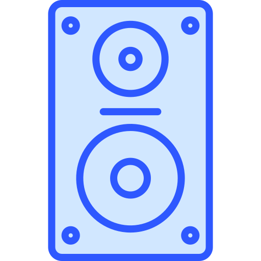 スピーカーボックス Generic Blue icon