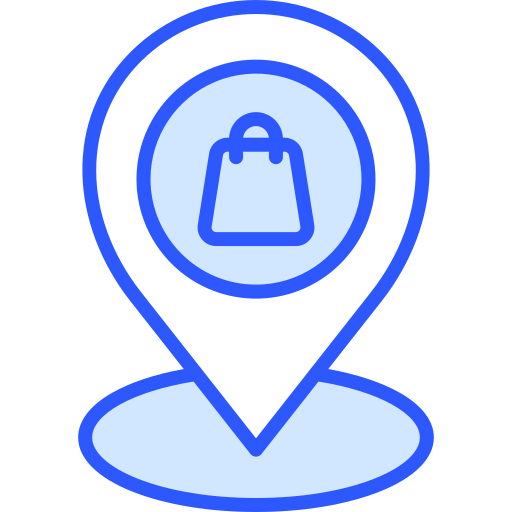 Shopping bag Generic Blue icon