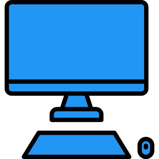 개인용 컴퓨터 Generic Outline Color icon