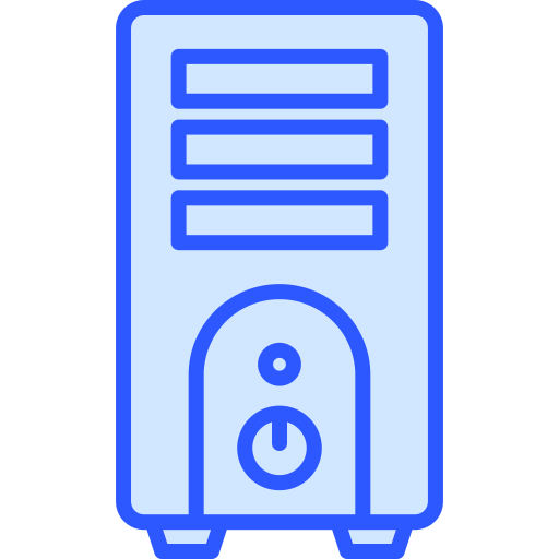 suministro de energía ininterrumpida Generic Blue icono
