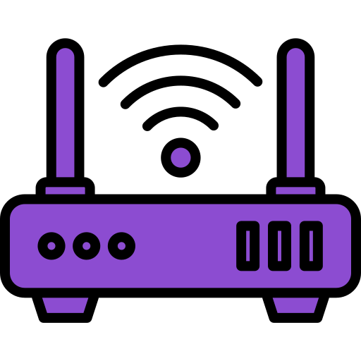 routeur wi-fi Generic Outline Color Icône