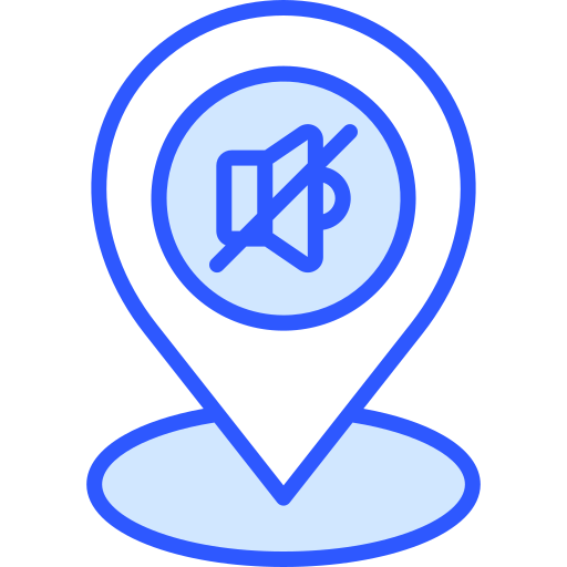Mute Generic Blue icon