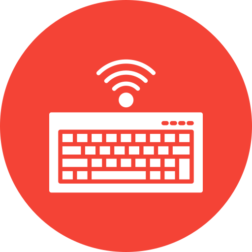 Wireless keyboard Generic Flat icon
