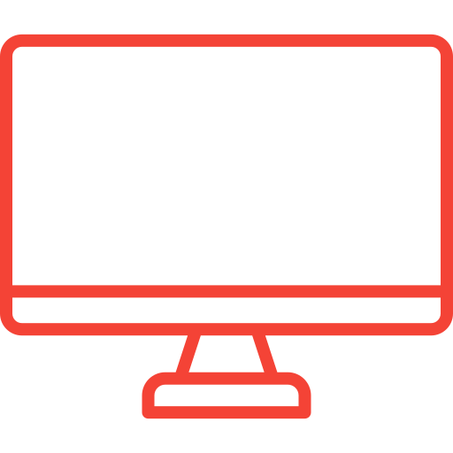 monitor Generic Simple Colors ikona