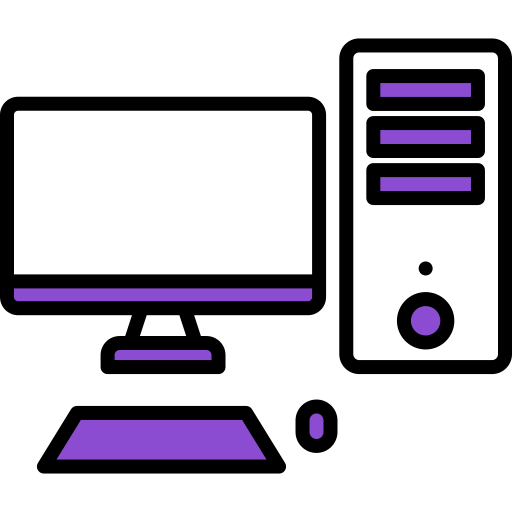 개인용 컴퓨터 Generic Outline Color icon