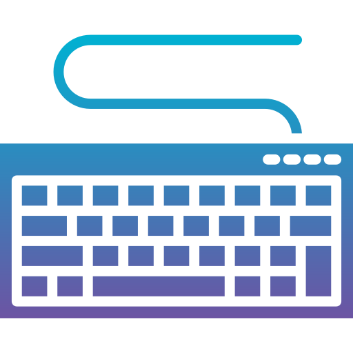 klaviatur Generic Flat Gradient icon
