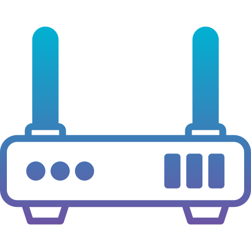 routeur Generic Flat Gradient Icône