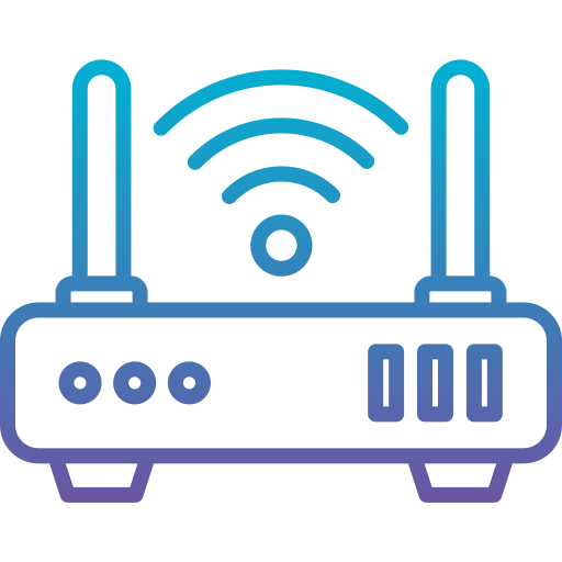 routeur wi-fi Generic Gradient Icône