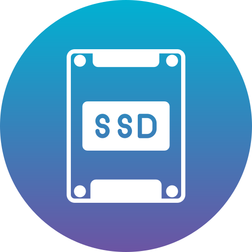 ssd-laufwerk Generic Flat Gradient icon