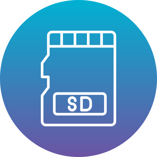sd 카드 Generic Flat Gradient icon