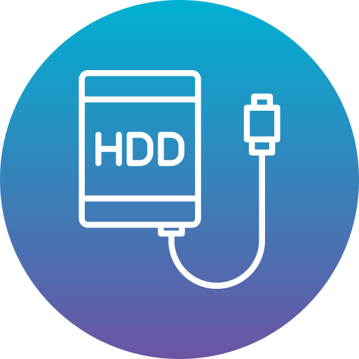 ハードドライブ Generic Flat Gradient icon