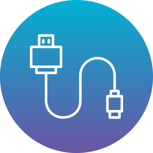Usb cable Generic Flat Gradient icon