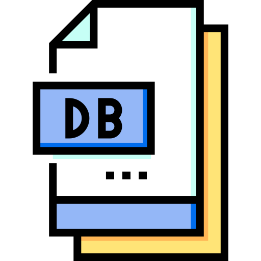 DB Detailed Straight Lineal color icon