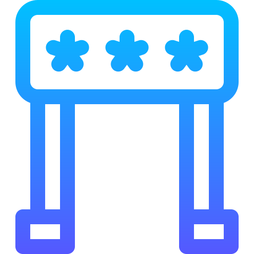 prioritätstor Basic Gradient Lineal color icon