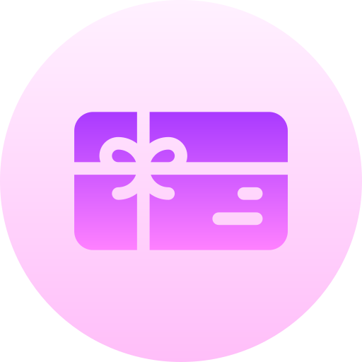 tarjeta de regalo Basic Gradient Circular icono