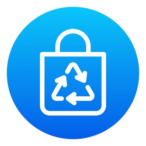 recycling tas Generic Flat Gradient icoon