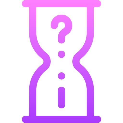 Waiting Basic Gradient Lineal color icon