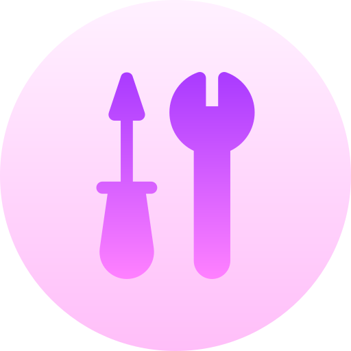 Tools Basic Gradient Circular icon