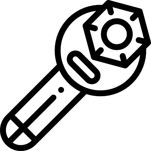 렌치 Detailed Rounded Lineal icon
