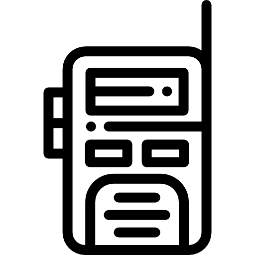 トランシーバー Detailed Rounded Lineal icon