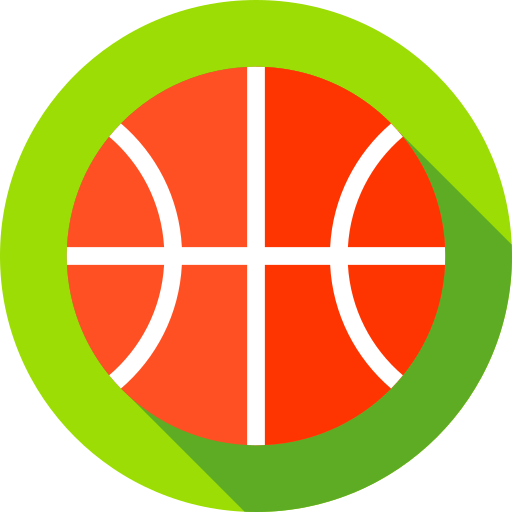 basketball Flat Circular Flat icon