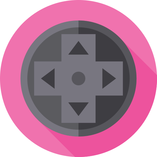 controlador Flat Circular Flat icono
