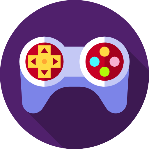 Gamepad Flat Circular Flat icon