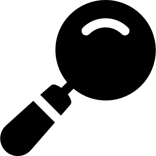 lente di ingrandimento Basic Rounded Filled icona