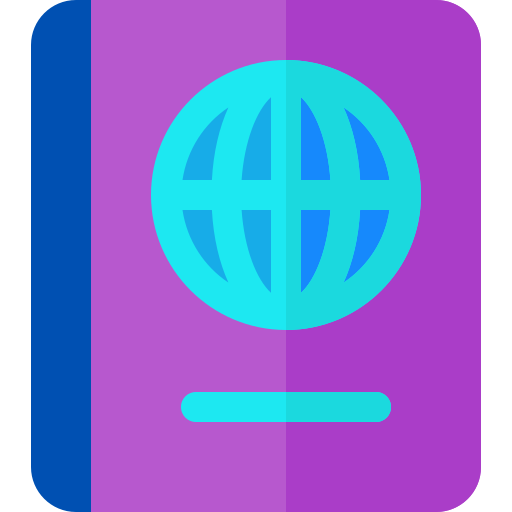 reisepass Basic Rounded Flat icon