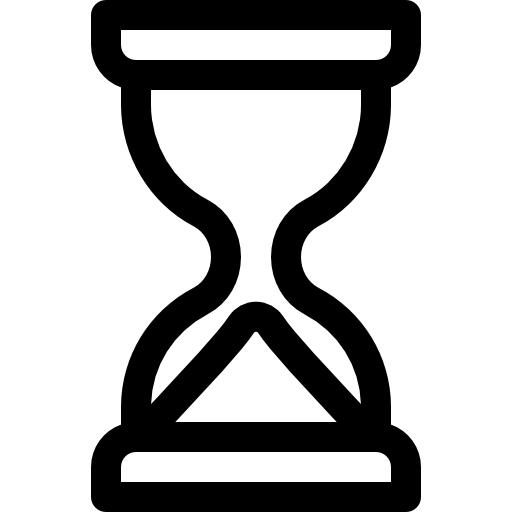 clessidra Basic Rounded Lineal icona