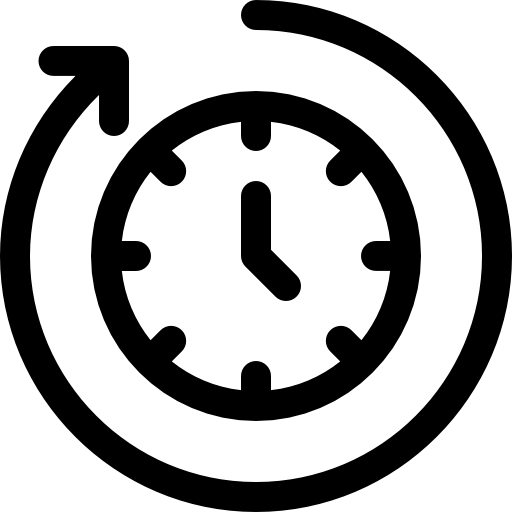 histoire Basic Rounded Lineal Icône