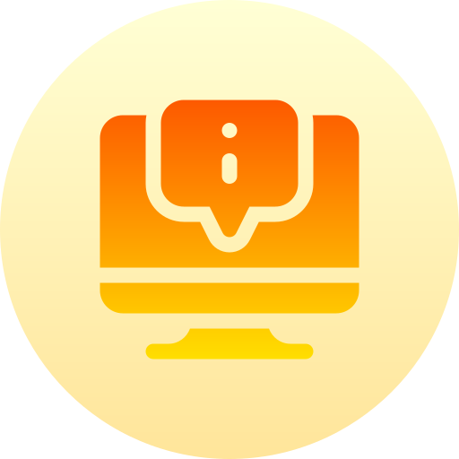 informazioni Basic Gradient Circular icona