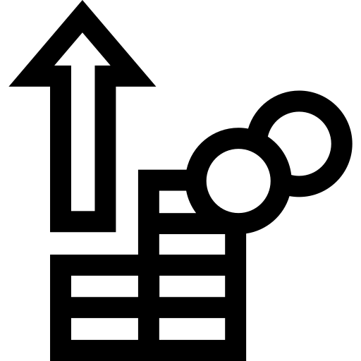 profit Basic Straight Lineal Icône