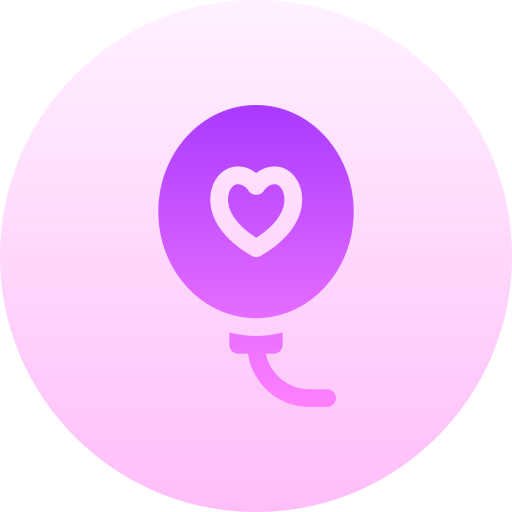 ballon Basic Gradient Circular icon